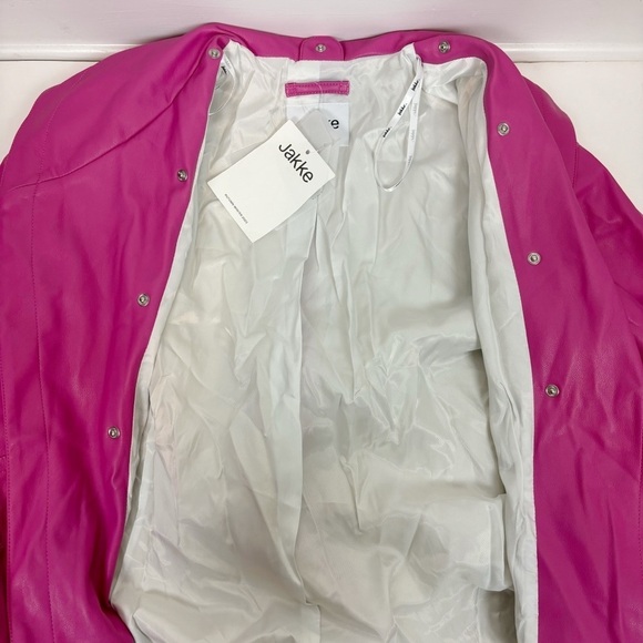 Jakke Bailey Coat in Bubblegum Pink Size S - Picture 9 of 16